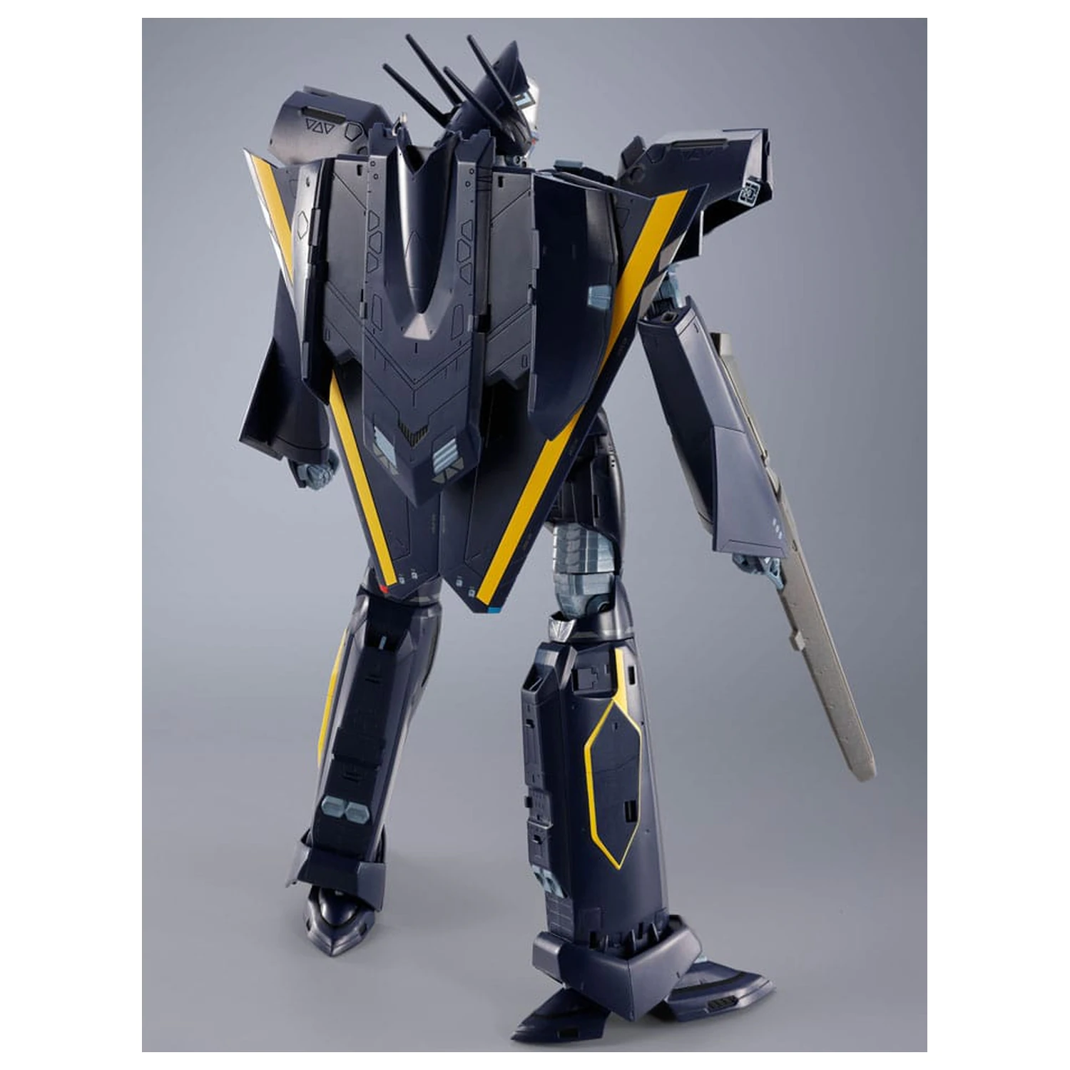 Macross 7 DX Chogokin figurina de actiune VF-17S Nightmare Stealthvalkyrie (Gamlin Kizaki use) 25 cm poza produsului