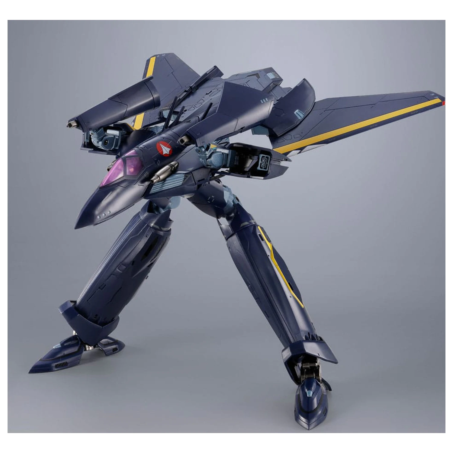 Macross 7 DX Chogokin figurina de actiune VF-17S Nightmare Stealthvalkyrie (Gamlin Kizaki use) 25 cm poza produsului