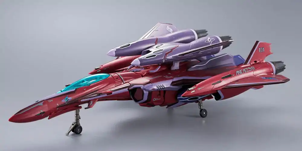 Macross Frontier DX Chogokin Figurina de acțiune VF-27 Gamma SP Super Lucifer Valkyrie Brera Sterne use Revival Ver. 25 cm poza produsului