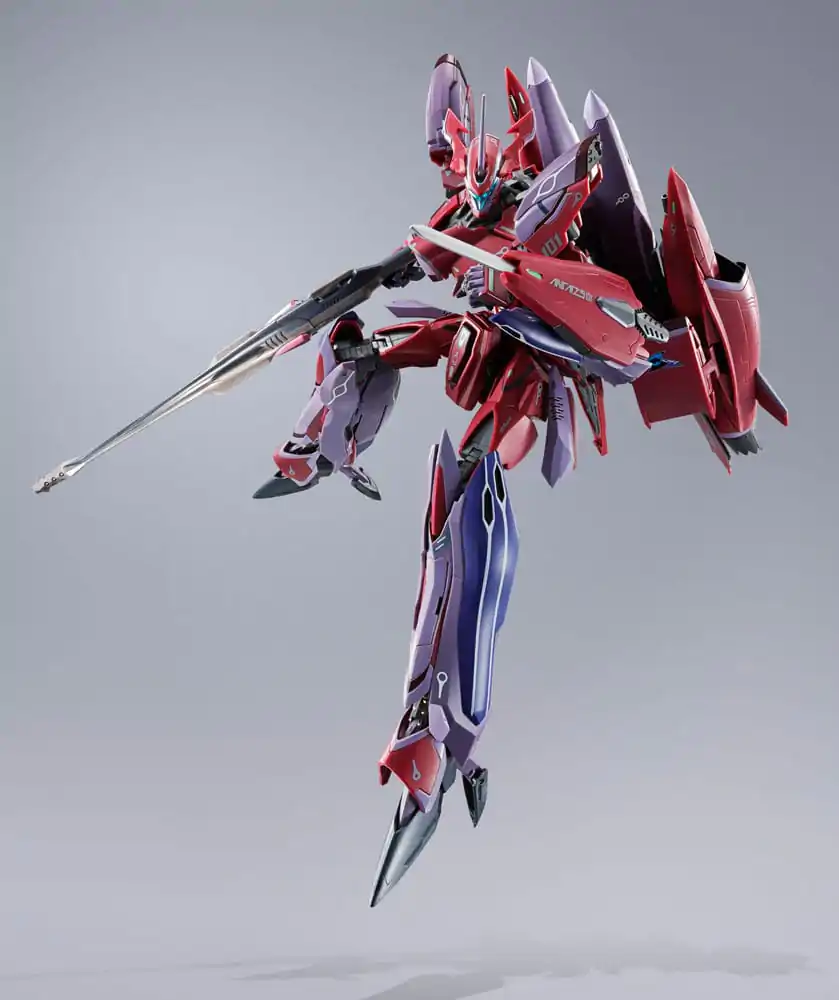 Macross Frontier DX Chogokin Figurina de acțiune VF-27 Gamma SP Super Lucifer Valkyrie Brera Sterne use Revival Ver. 25 cm poza produsului