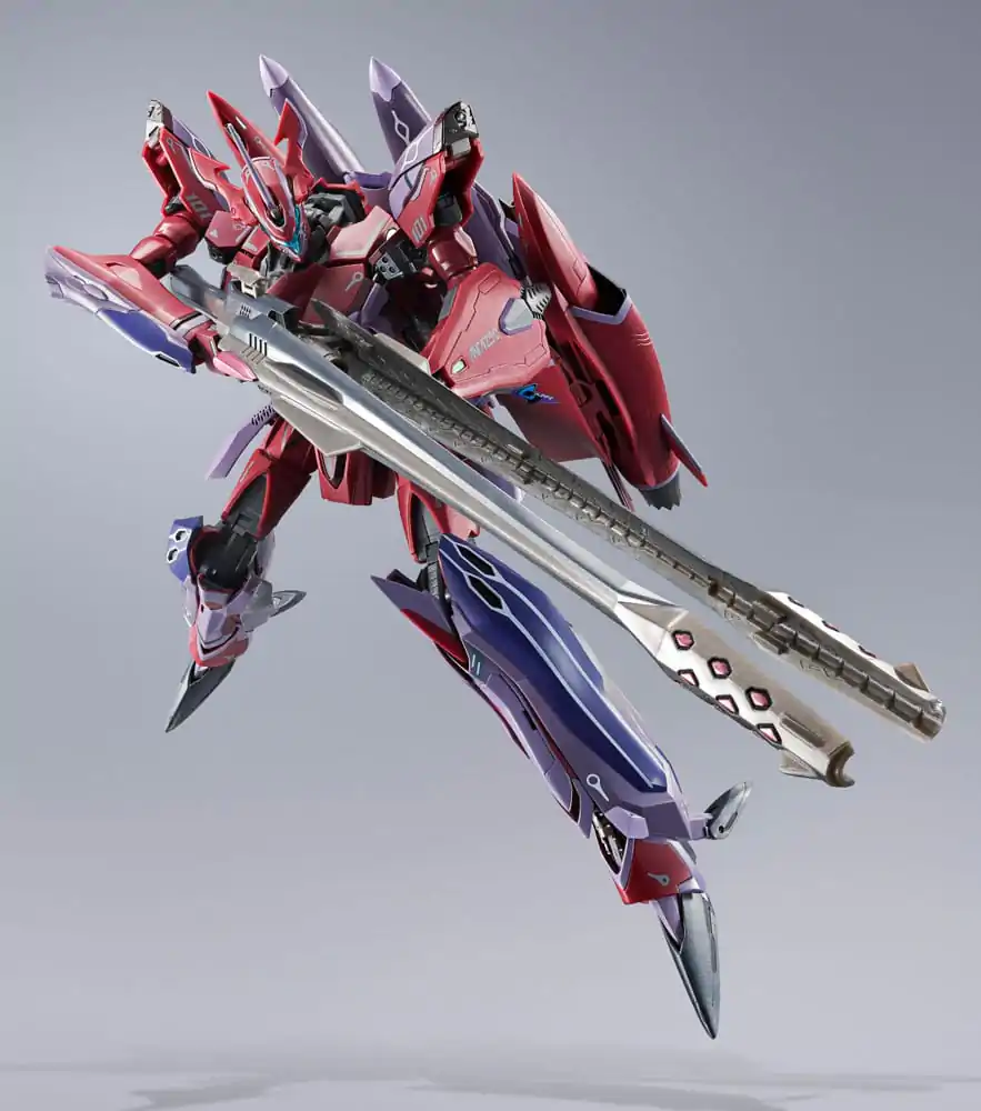 Macross Frontier DX Chogokin Figurina de acțiune VF-27 Gamma SP Super Lucifer Valkyrie Brera Sterne use Revival Ver. 25 cm poza produsului