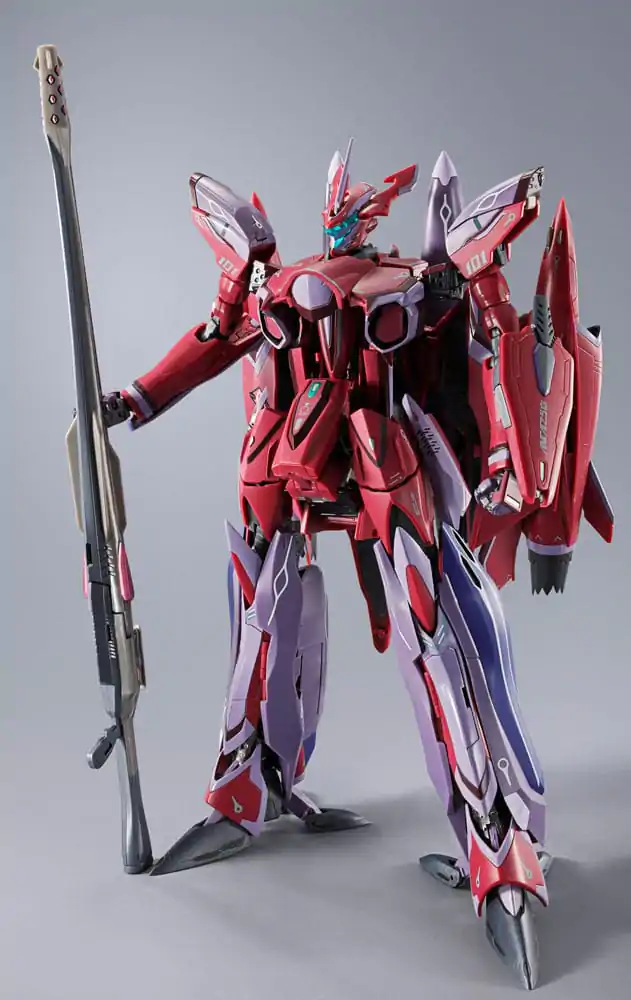 Macross Frontier DX Chogokin Figurina de acțiune VF-27 Gamma SP Super Lucifer Valkyrie Brera Sterne use Revival Ver. 25 cm poza produsului