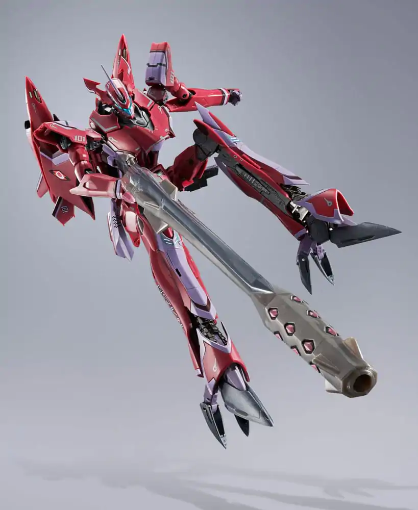 Macross Frontier DX Chogokin Figurina de acțiune VF-27 Gamma SP Super Lucifer Valkyrie Brera Sterne use Revival Ver. 25 cm poza produsului