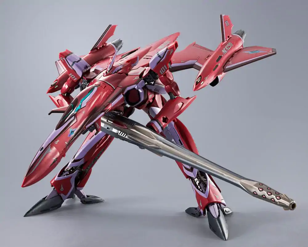 Macross Frontier DX Chogokin Figurina de acțiune VF-27 Gamma SP Super Lucifer Valkyrie Brera Sterne use Revival Ver. 25 cm poza produsului