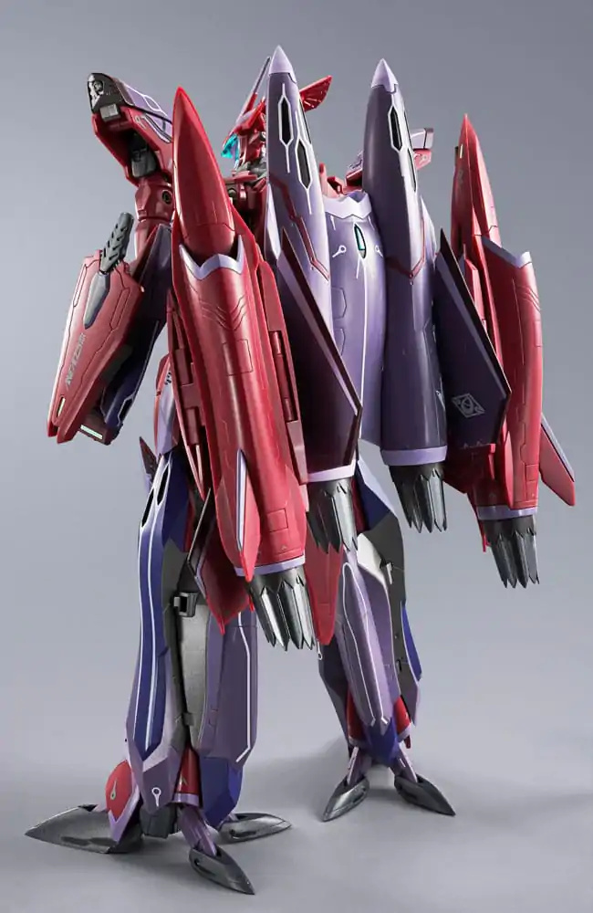 Macross Frontier DX Chogokin Figurina de acțiune VF-27 Gamma SP Super Lucifer Valkyrie Brera Sterne use Revival Ver. 25 cm poza produsului