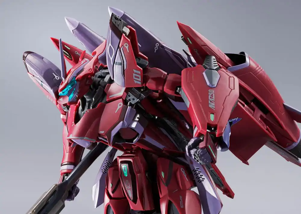 Macross Frontier DX Chogokin Figurina de acțiune VF-27 Gamma SP Super Lucifer Valkyrie Brera Sterne use Revival Ver. 25 cm poza produsului