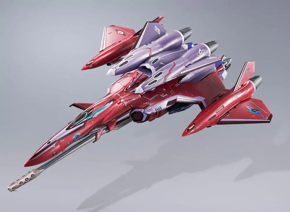 Macross Frontier DX Chogokin Figurina de acțiune VF-27 Gamma SP Super Lucifer Valkyrie Brera Sterne use Revival Ver. 25 cm poza produsului