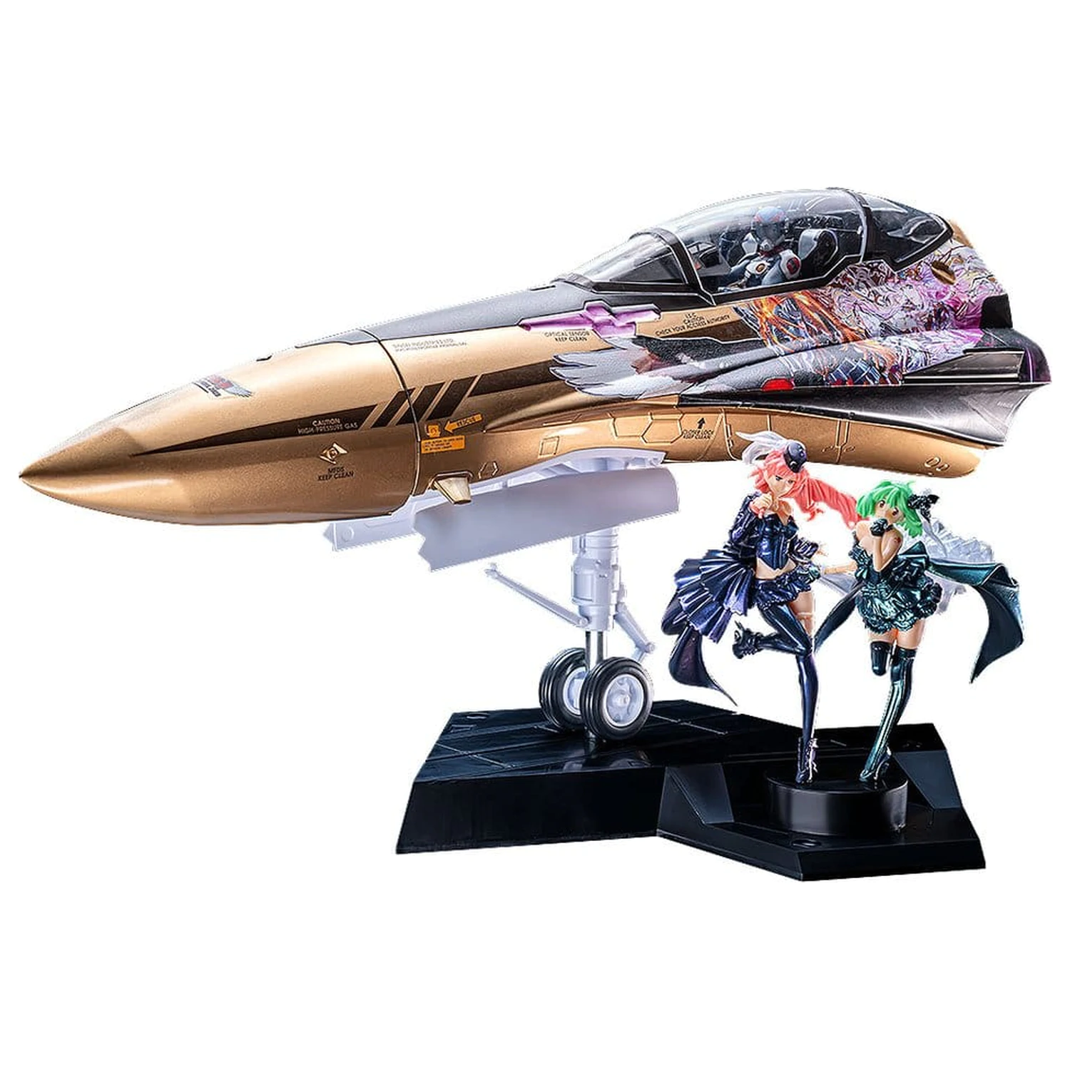 Macross Frontier Set Model de Plastic PLAMAX MF-98: minimum factory Colecția Nas Luptător YF-29 GALAXY SET 34 cm poza produsului