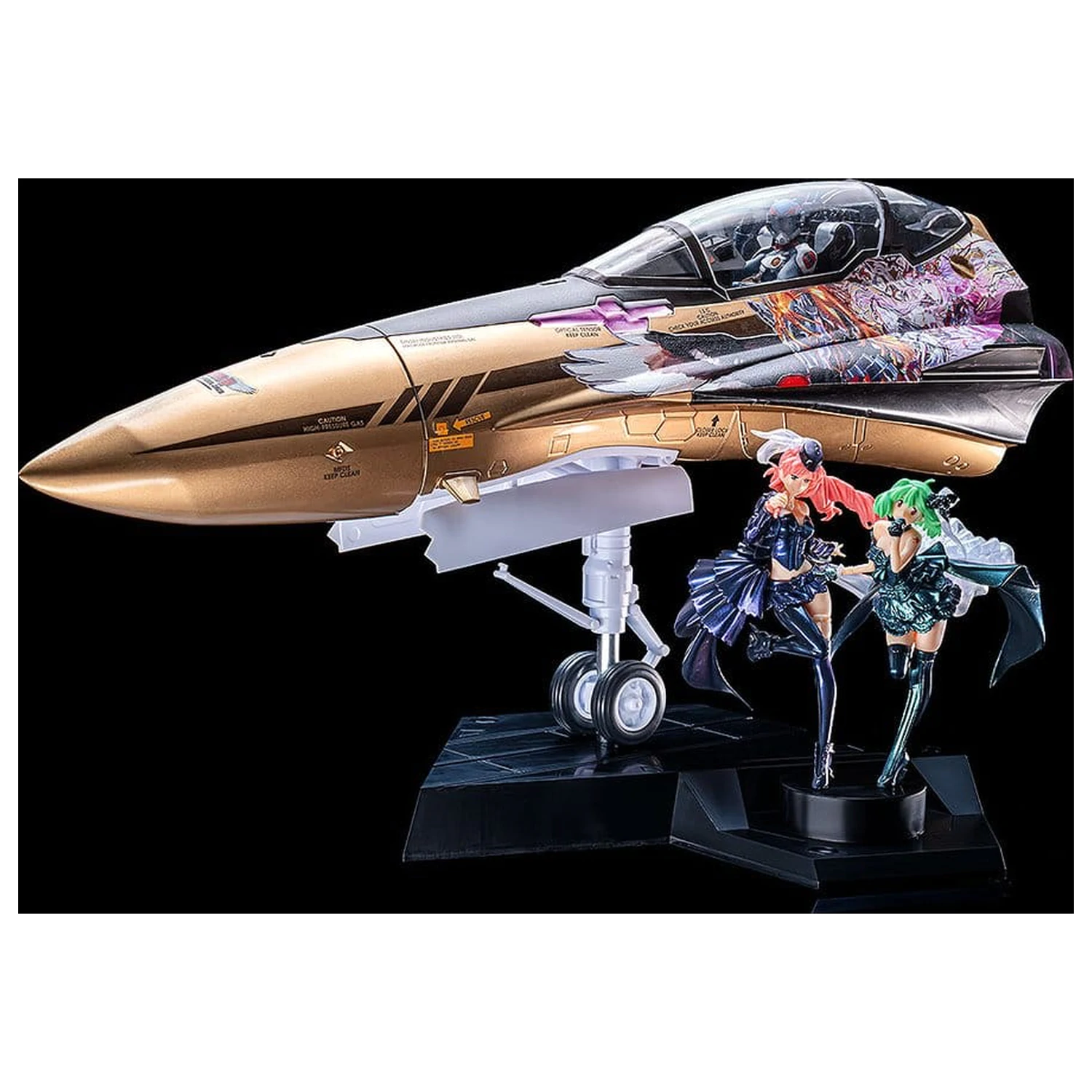 Macross Frontier Set Model de Plastic PLAMAX MF-98: minimum factory Colecția Nas Luptător YF-29 GALAXY SET 34 cm poza produsului