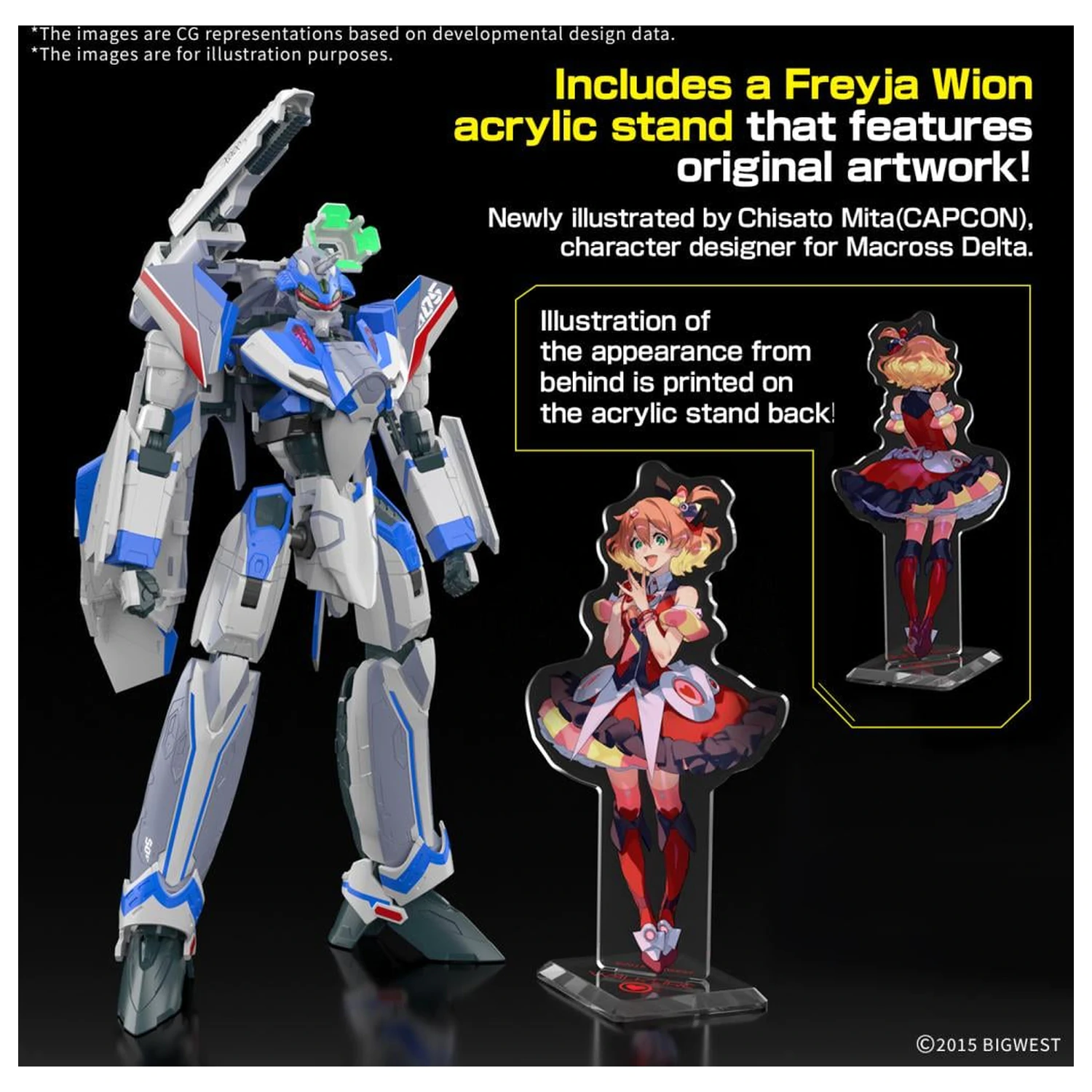 MACROSS HG 1/100 VF-31J Siegfried (Hayate Use) Kit Model Deluxe poza produsului