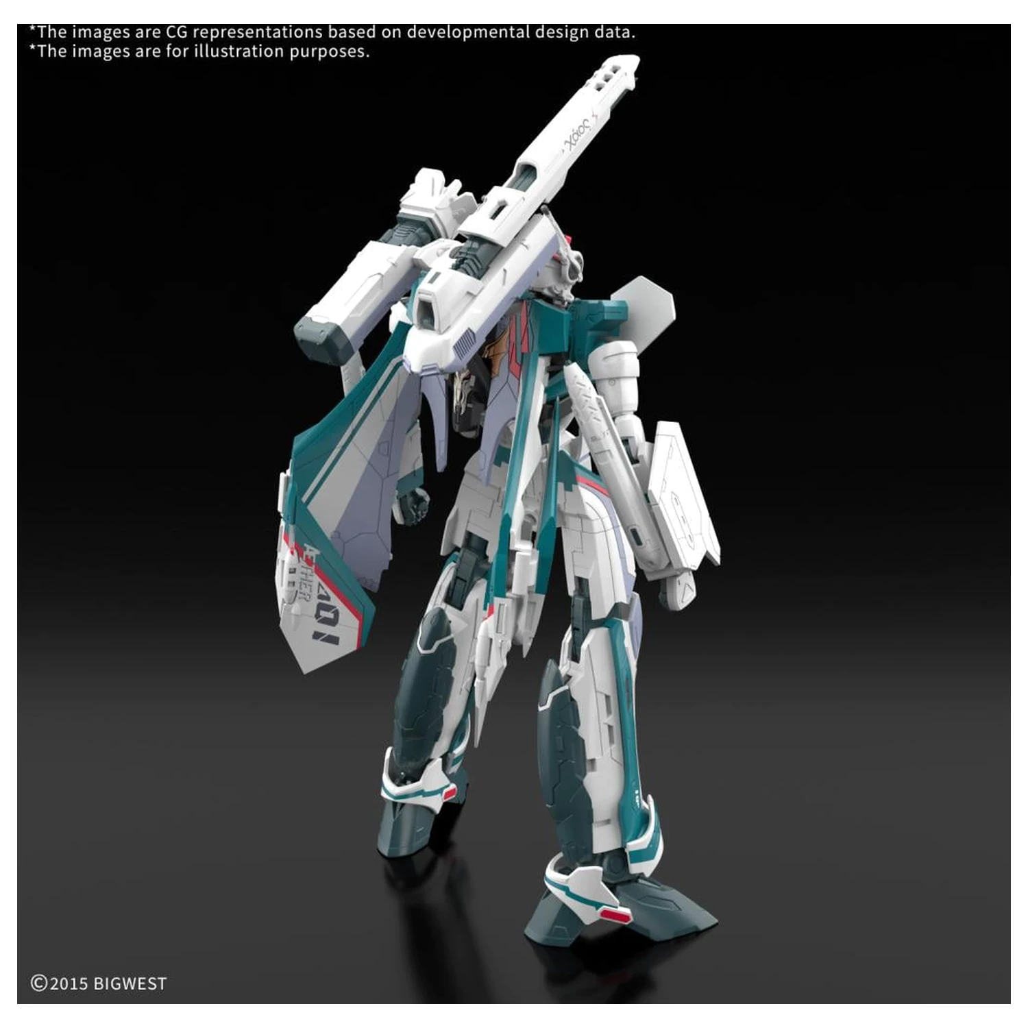 Macross HG 1/100 VF-31S Siegfried (Arad Moders Use) Kit de model poza produsului