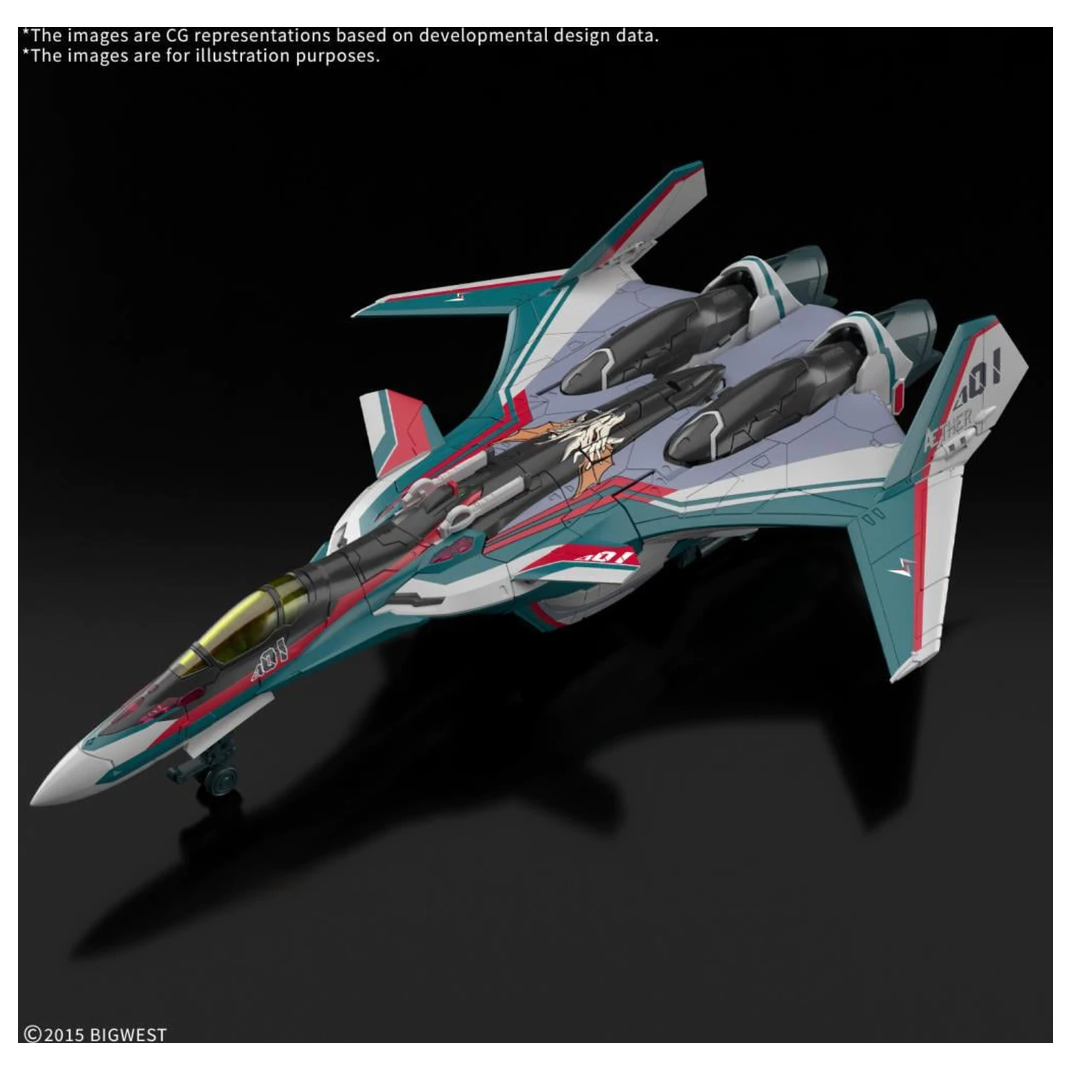 Macross HG 1/100 VF-31S Siegfried (Arad Moders Use) Kit de model poza produsului