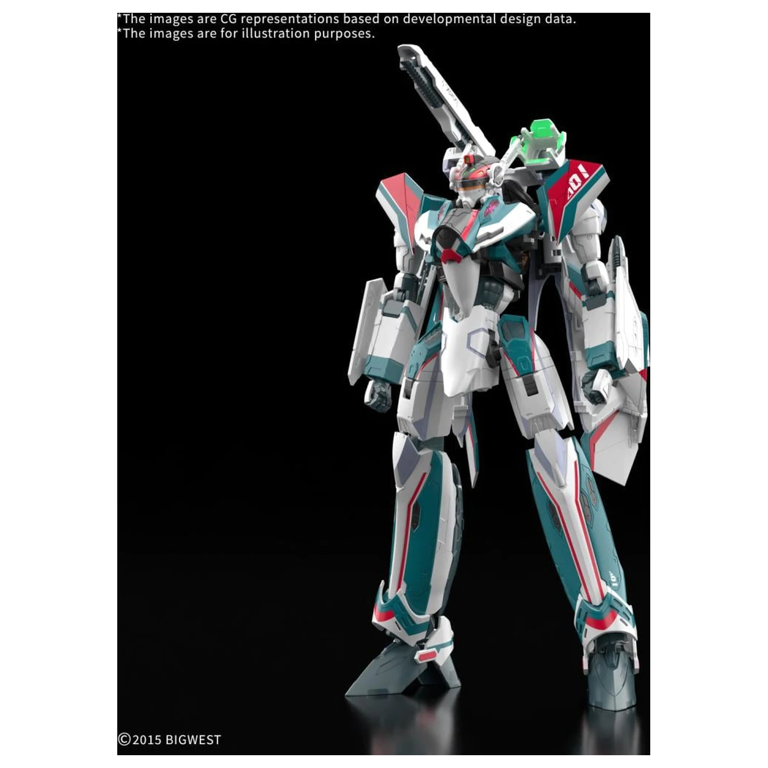 Macross HG 1/100 VF-31S Siegfried Set Model Kit Deluxe poza produsului