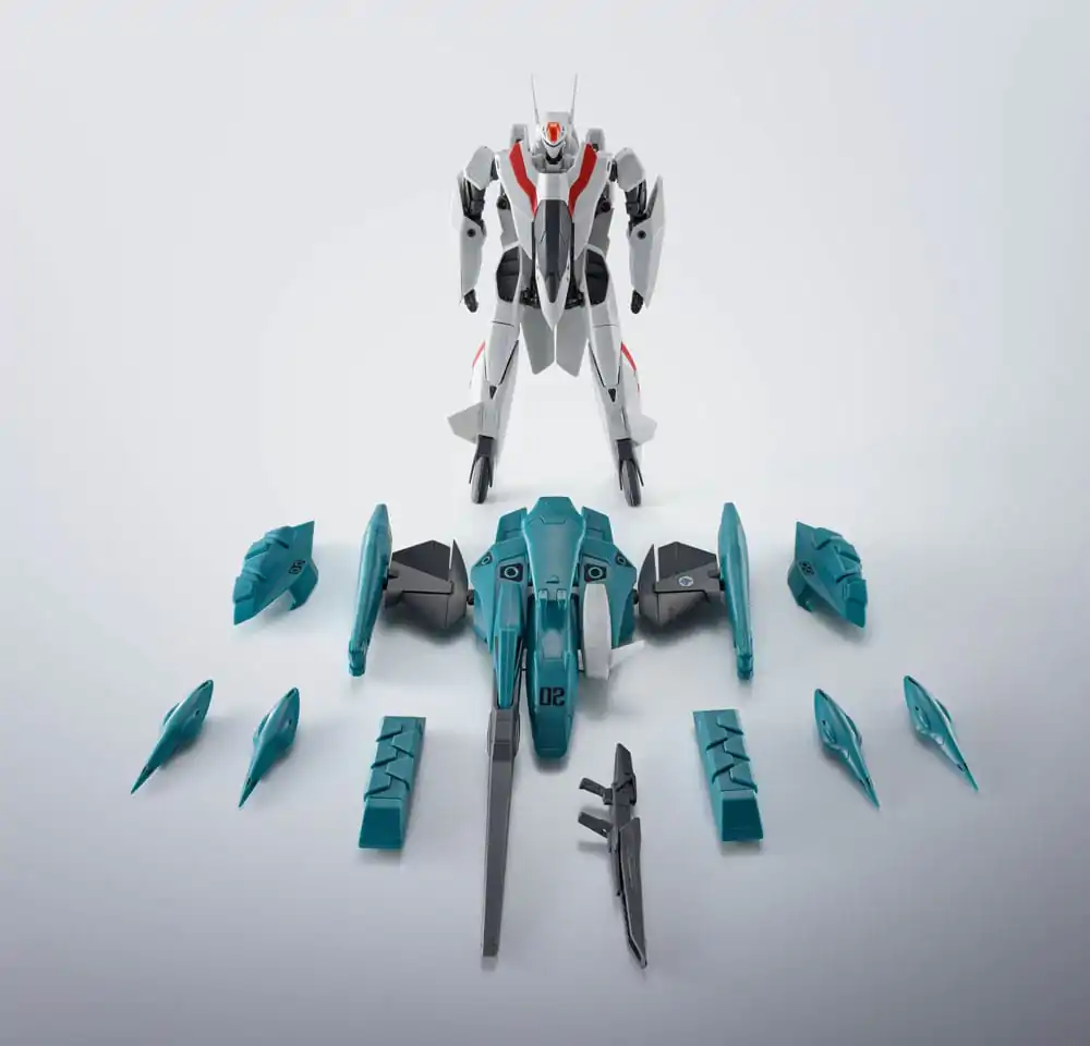 Macross II The Super Dimension Fortress Lovers Again Hi-Metal R figurină de acțiune VF-2SS Valkyrie II + SAP (utilizare Silvie Gena) Lovers Again 16 cm poza produsului