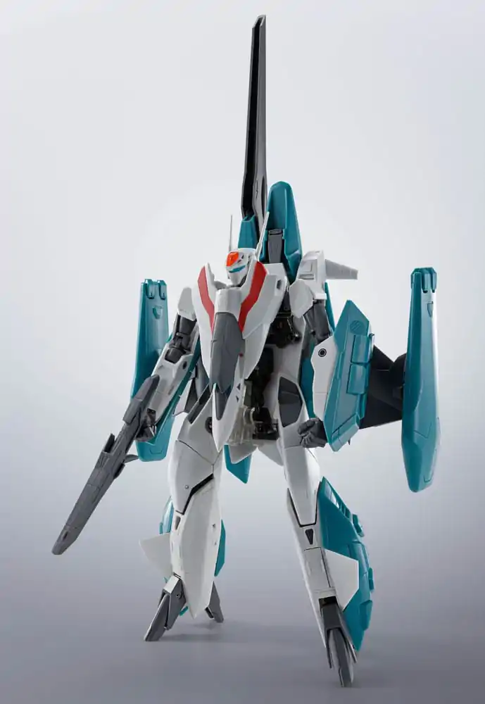 Macross II The Super Dimension Fortress Lovers Again Hi-Metal R figurină de acțiune VF-2SS Valkyrie II + SAP (utilizare Silvie Gena) Lovers Again 16 cm poza produsului