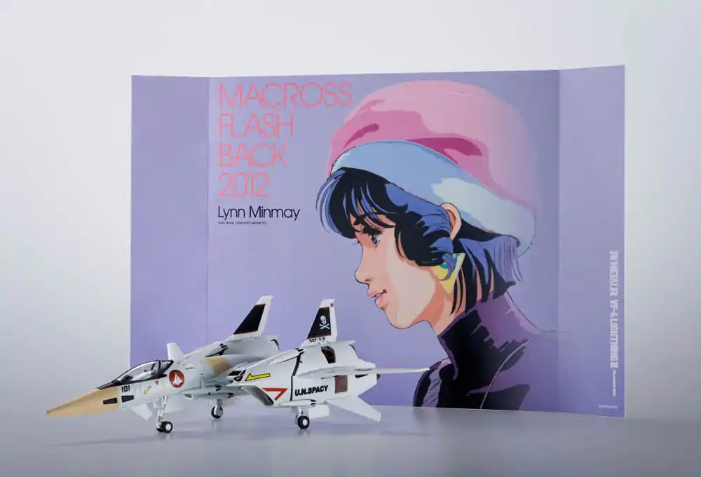 Macross The Super Dimension Fortress Hi-Metal R Figurina Action VF-4 Lightning III -Flash Back 2012- 29 cm poza produsului