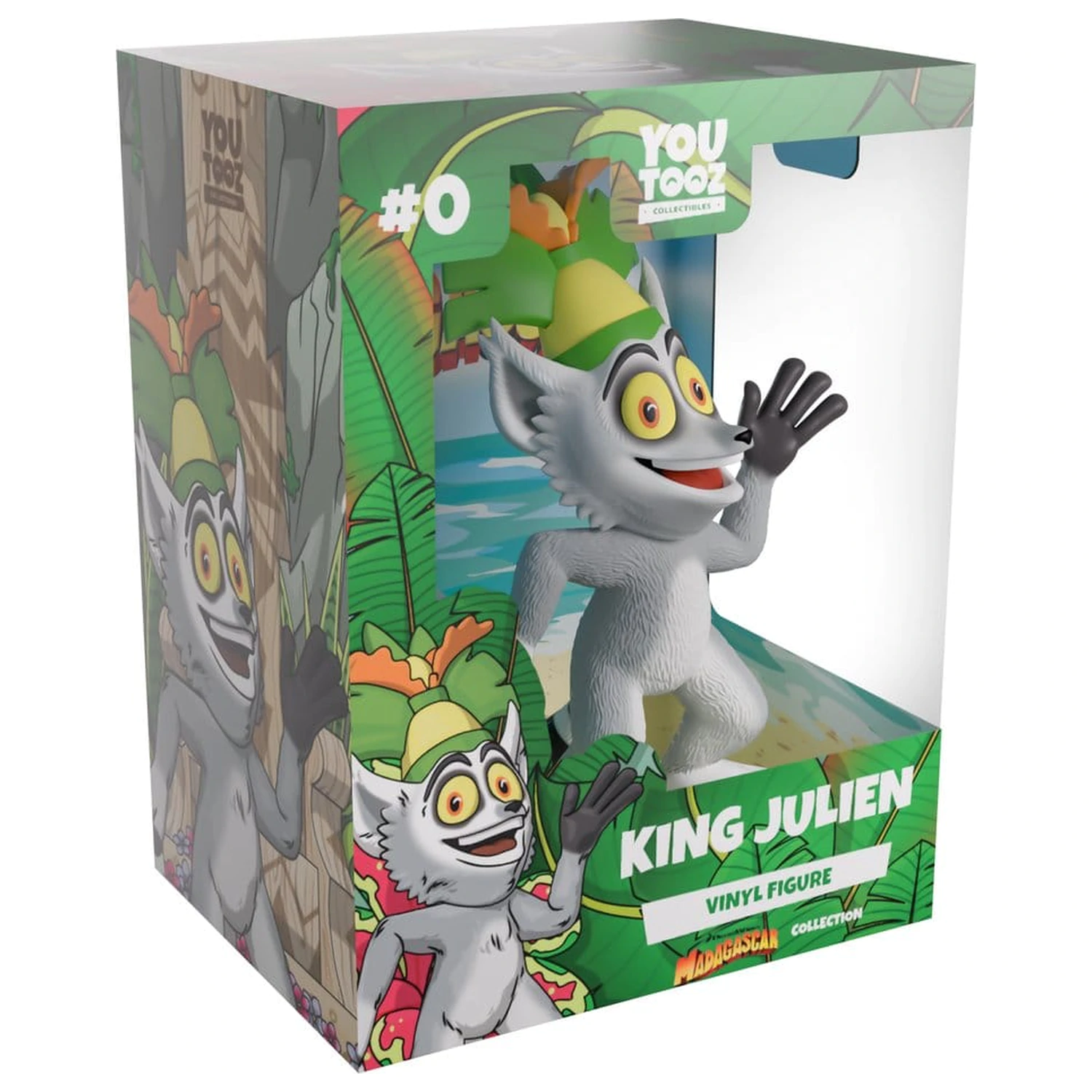 Madagascar Figurină de vinil King Julien 12 cm poza produsului