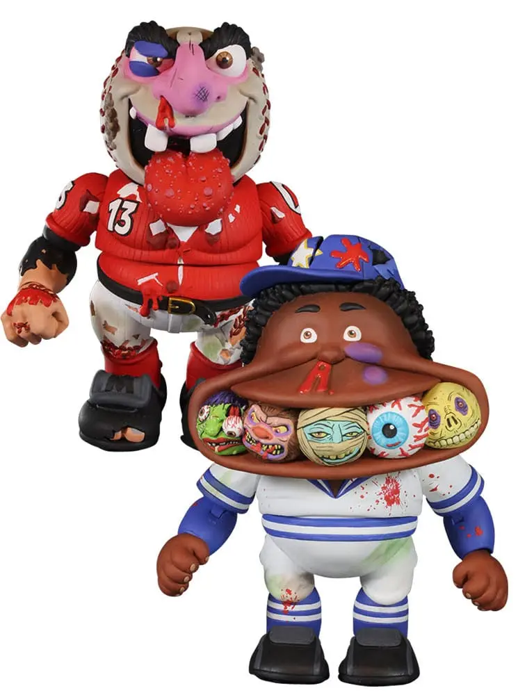Figurină de acțiune set de 2 Madballs vs GPK Mouth Phil vs Screamin' Meemie 15 cm poza produsului