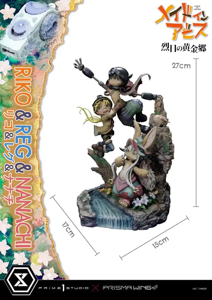 Made in Abyss Statuie Riko, Reg & Manachi 27 cm poza produsului