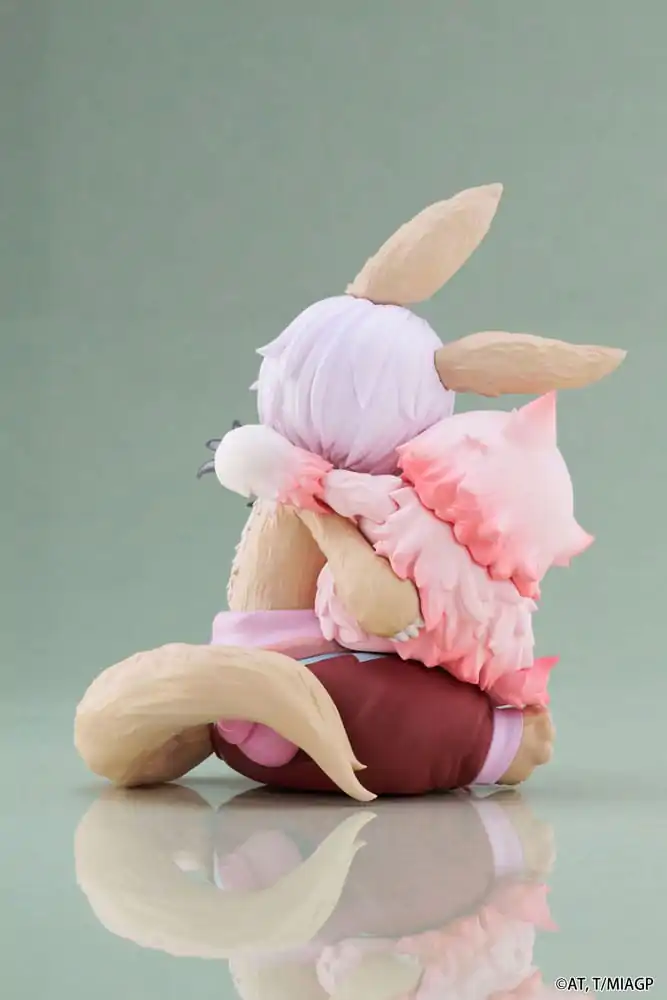 Made in Abyss: The Golden City of the Scorching Sun PVC Statuie Desktop Cute Figure Nanachi & Mitty Reissue 13 cm poza produsului