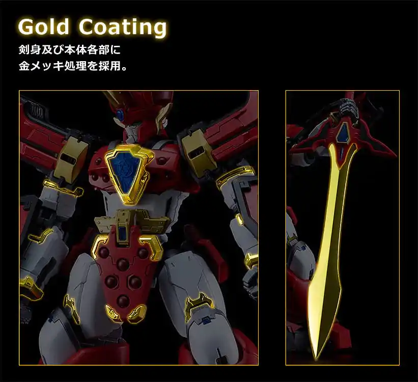 Mado King Granzort Moderoid Kit de model plastic King´s Style Granzort Gold Edition 18 cm poza produsului