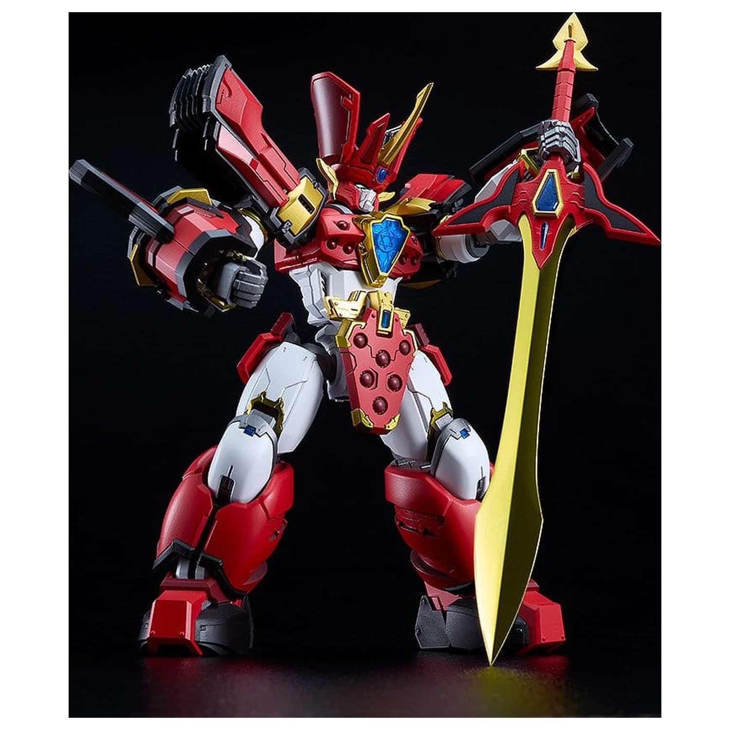 Mado King Granzort Moderoid King's Style Kit model din plastic Granzort Gold Edition 19 cm poza produsului