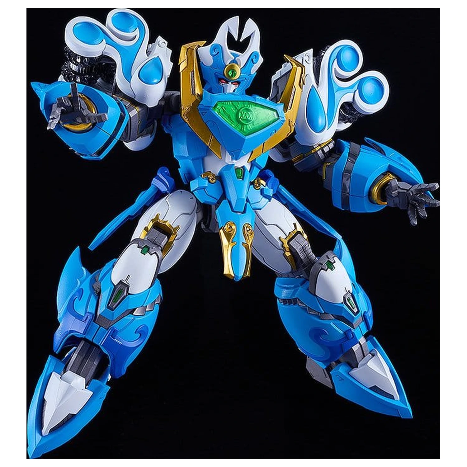 Mado King Granzort Moderoid Kit model din plastic King's Style Aquabeat Gold Edition 18 cm poza produsului