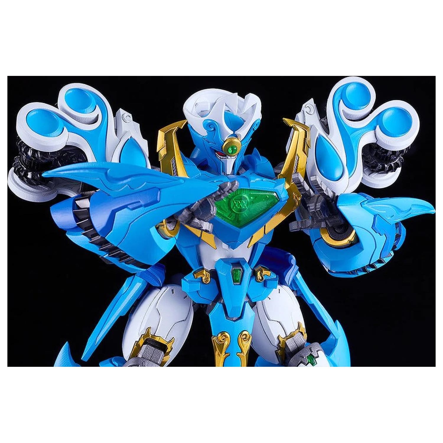 Mado King Granzort Moderoid Kit model din plastic King's Style Aquabeat Gold Edition 18 cm poza produsului