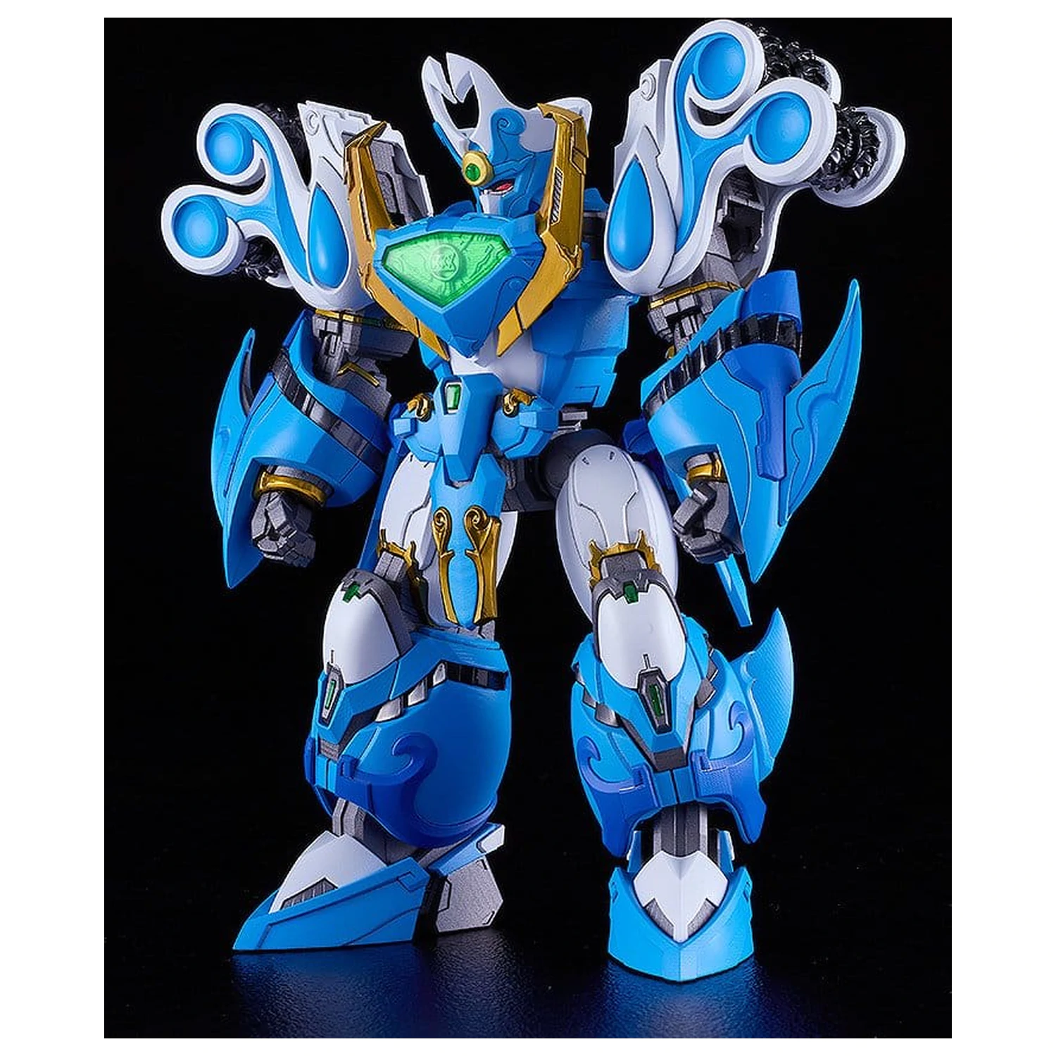 Mado King Granzort Moderoid Kit model din plastic King's Style Aquabeat Gold Edition 18 cm poza produsului