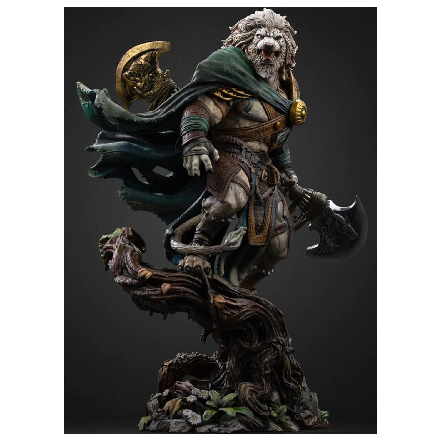 Magic The Gathering Art Scale Statuie 1/10 Ajani Goldmane 26 cm poza produsului