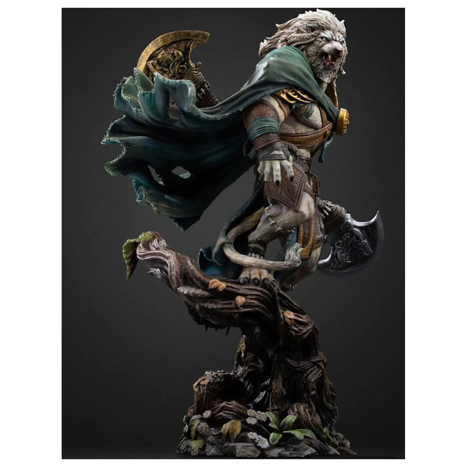 Magic The Gathering Art Scale Statuie 1/10 Ajani Goldmane 26 cm poza produsului
