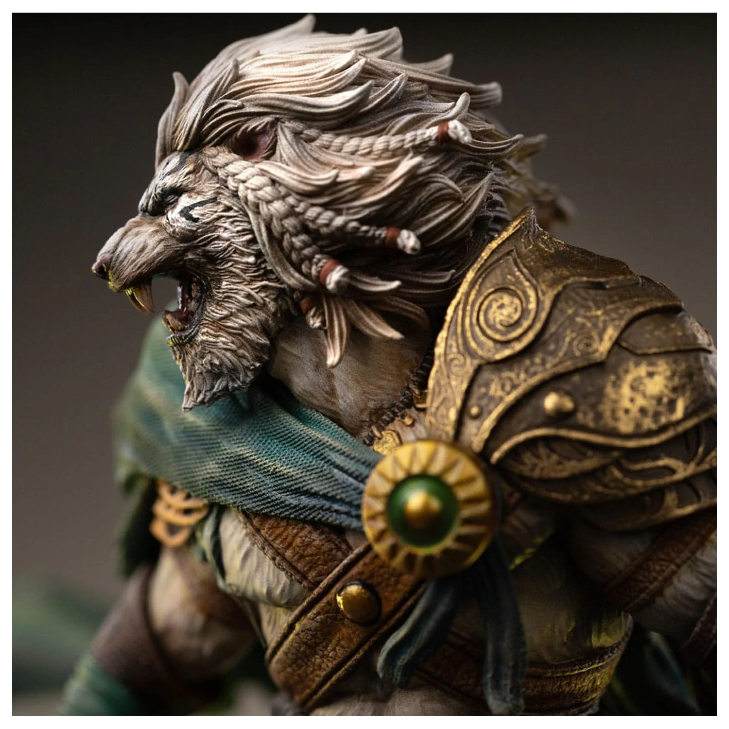 Magic The Gathering Art Scale Statuie 1/10 Ajani Goldmane 26 cm poza produsului