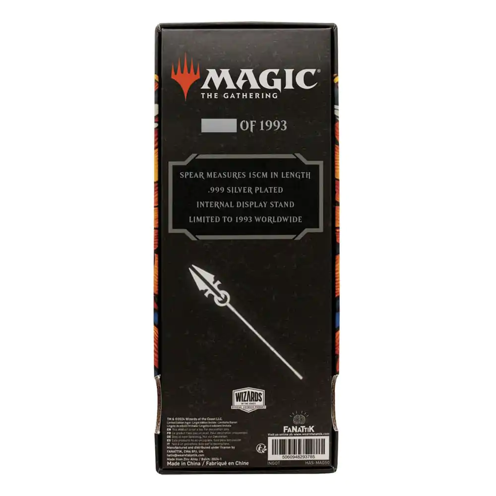 Magic the Gathering Replica Sulița Lunară a lui Avacyn placată cu argint 999 de 15 cm poza produsului