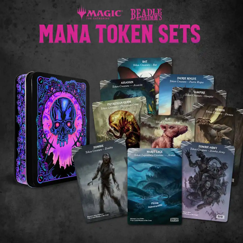 Magic the Gathering Zaruri și Pachet Jetoane Black Mana poza produsului