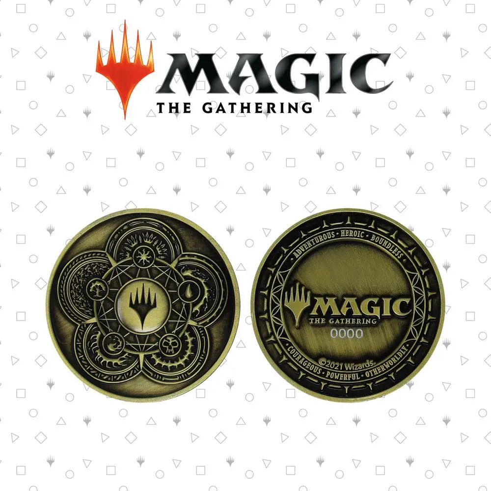 Moneda de colectie Magic the Gathering Editie Limitata poza produsului