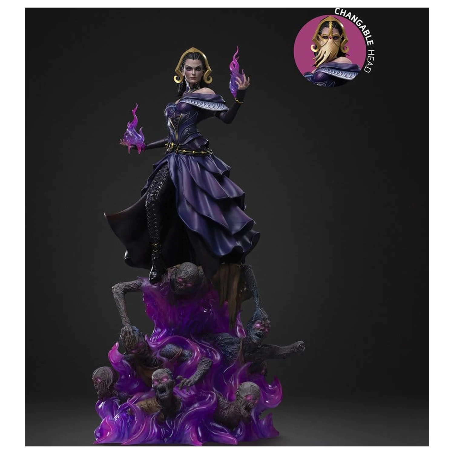 Magic: The Gathering Statuie Deluxe Art Scale 1/10 Liliana Vess 31 cm poza produsului