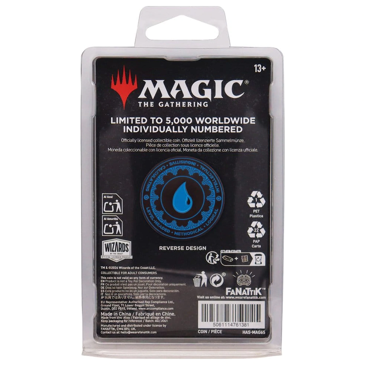 Moneda de colectie Magic: The Gathering Jace Editie Limitata poza produsului