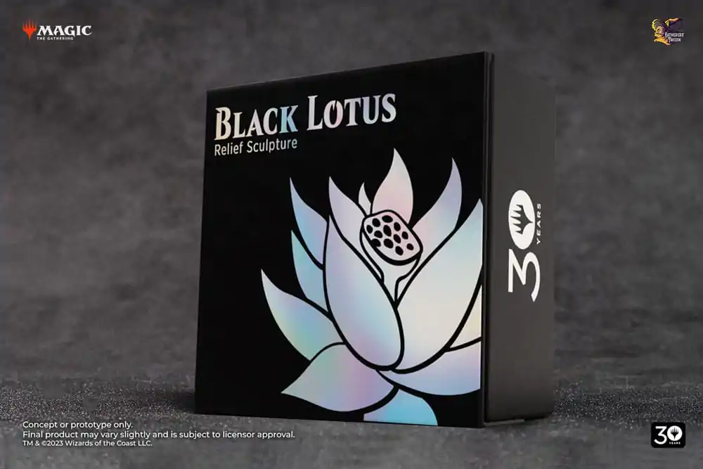 Sculptură Relief Magic The Gathering Black Lotus Previews Exclusive 17 x 15 cm poza produsului