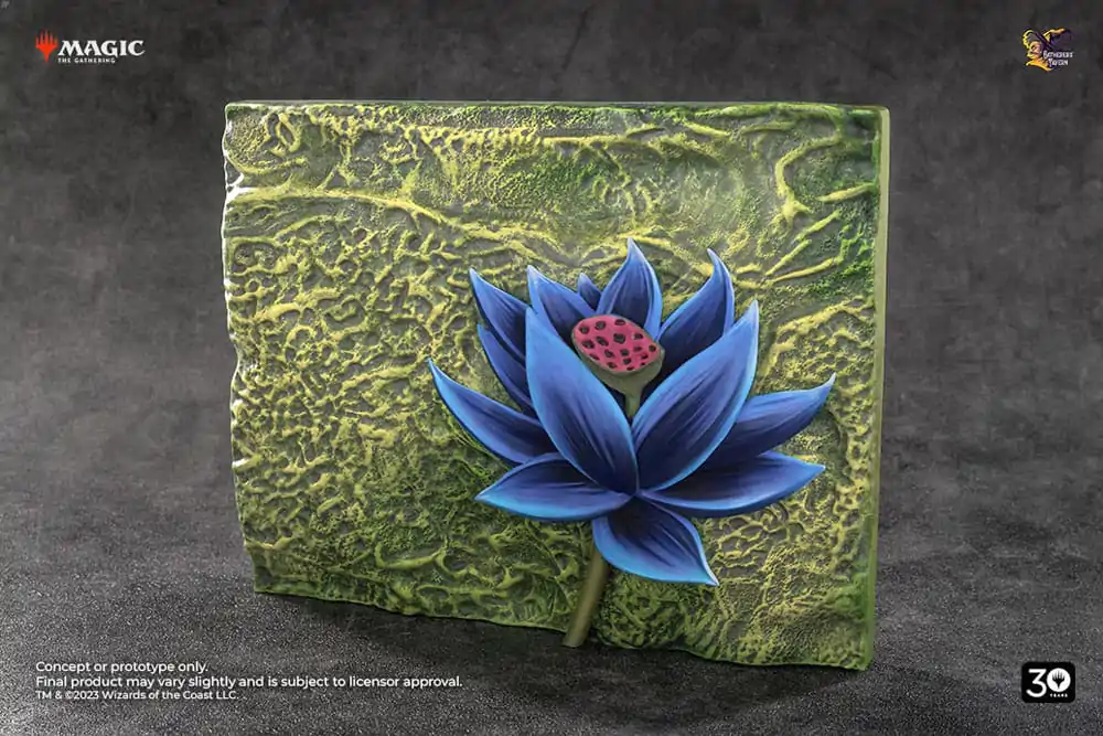 Sculptură Relief Magic The Gathering Black Lotus Previews Exclusive 17 x 15 cm poza produsului