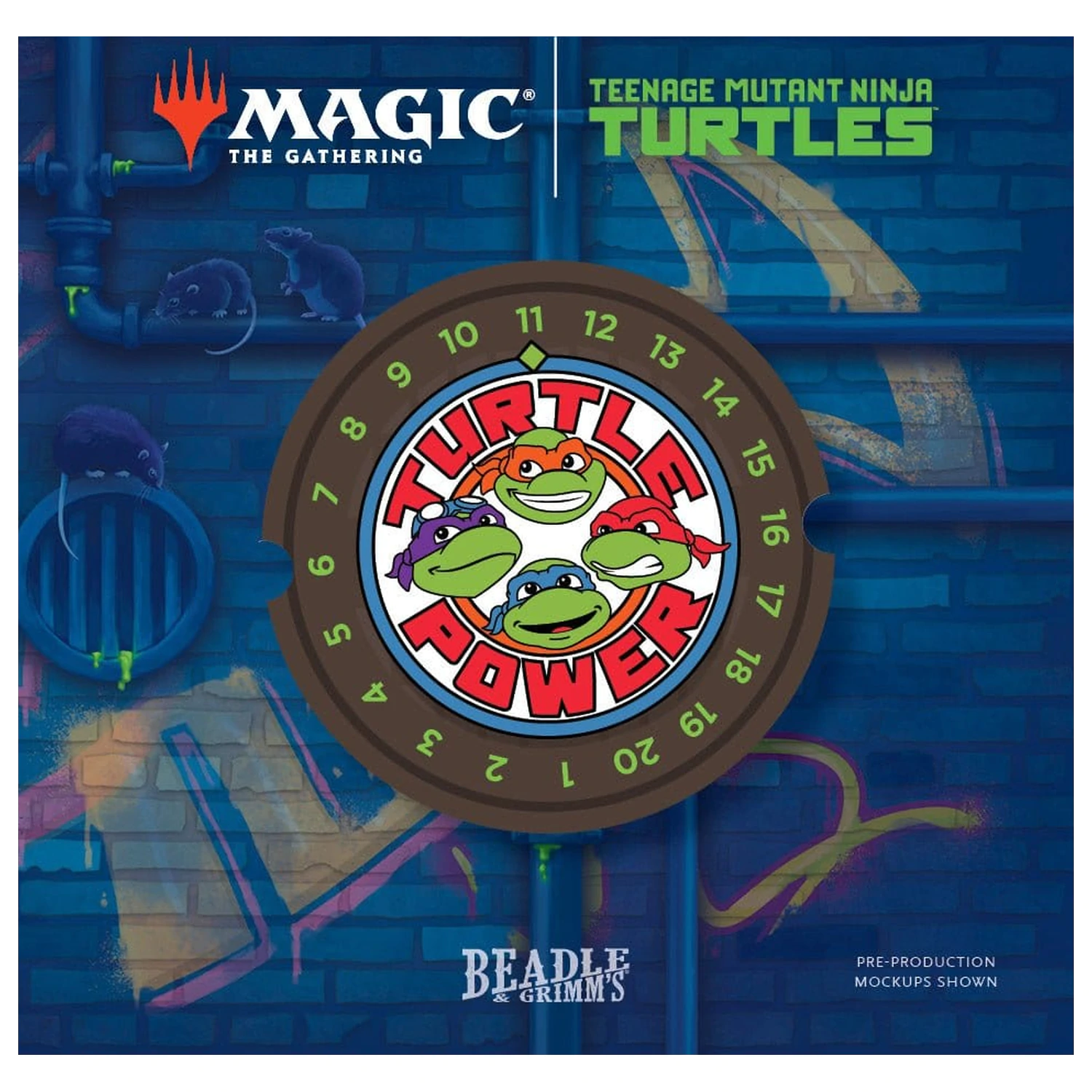 Magic the Gathering Zaruri si set de jetoane Teenage Mutant Ninja Turtles *Engleza* poza produsului