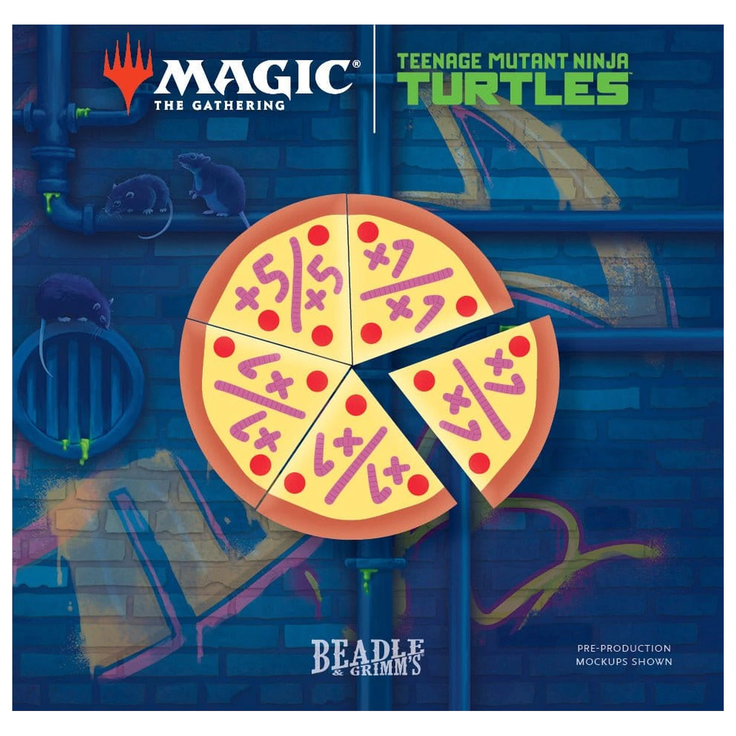 Magic the Gathering Zaruri si set de jetoane Teenage Mutant Ninja Turtles *Engleza* poza produsului