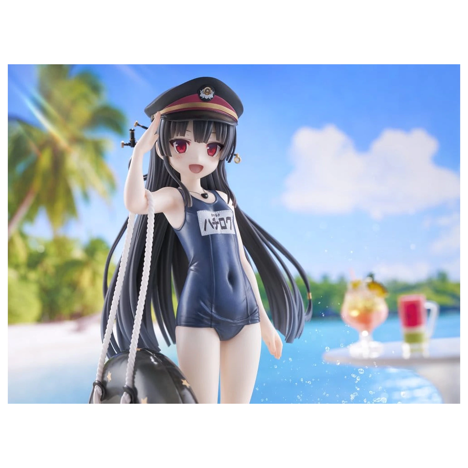 Maitetsu Last Run!! KoiKoi -Sakura- figurina PVC 1/6 Hachiroku School Swimsuit Ver. 23 cm poza produsului
