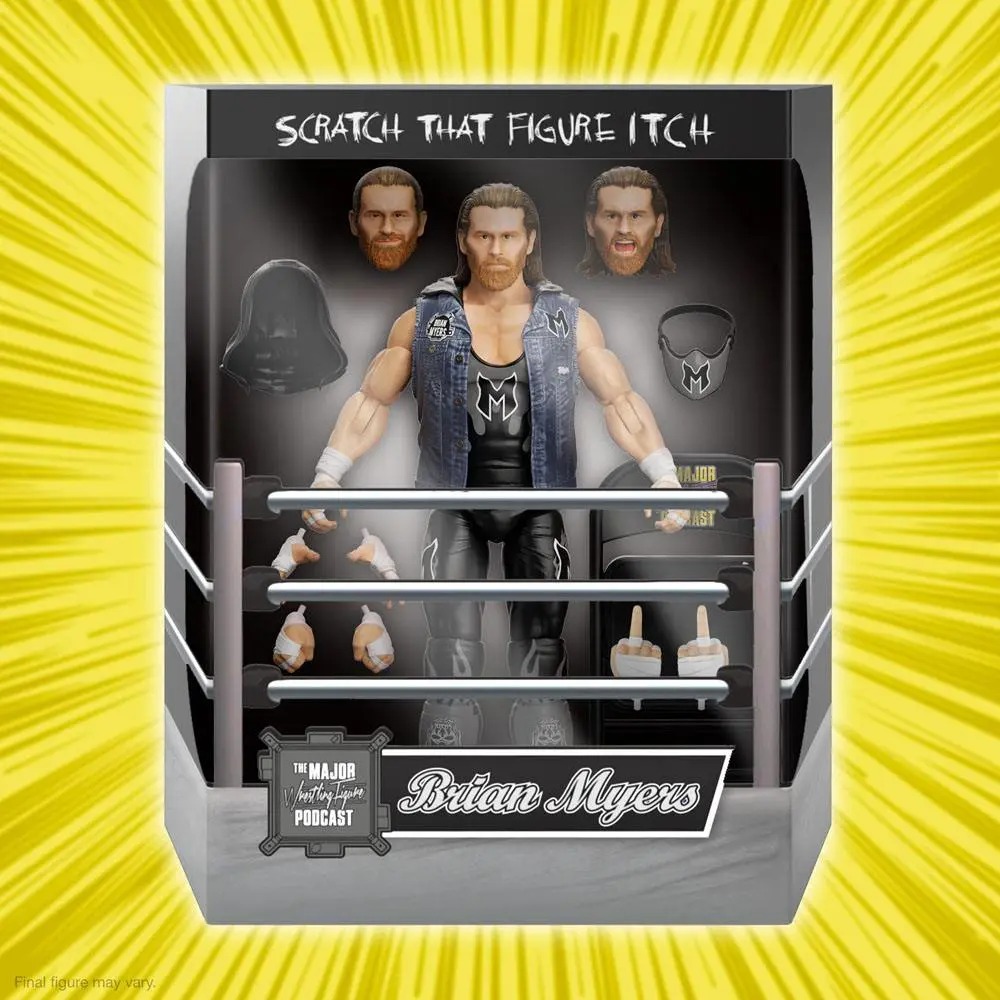 Figurină de acțiune Major Wrestling Podcast Ultimates Wave 2 Brian Myers (Most Professional Wrestler) 18 cm poza produsului