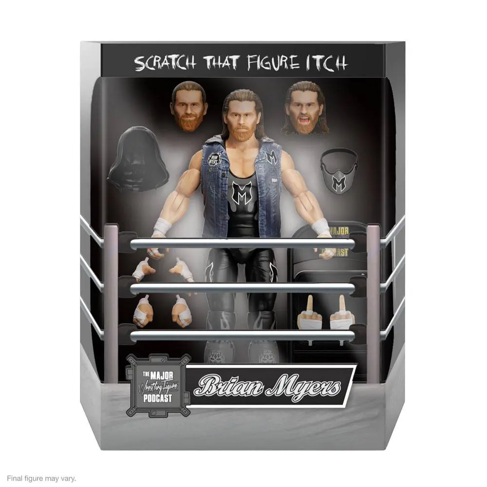 Figurină de acțiune Major Wrestling Podcast Ultimates Wave 2 Brian Myers (Most Professional Wrestler) 18 cm poza produsului