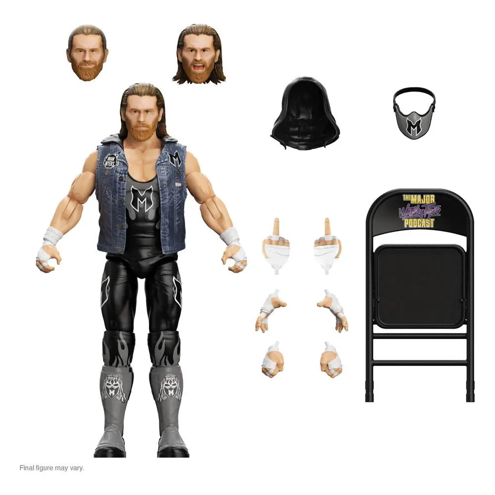 Figurină de acțiune Major Wrestling Podcast Ultimates Wave 2 Brian Myers (Most Professional Wrestler) 18 cm poza produsului