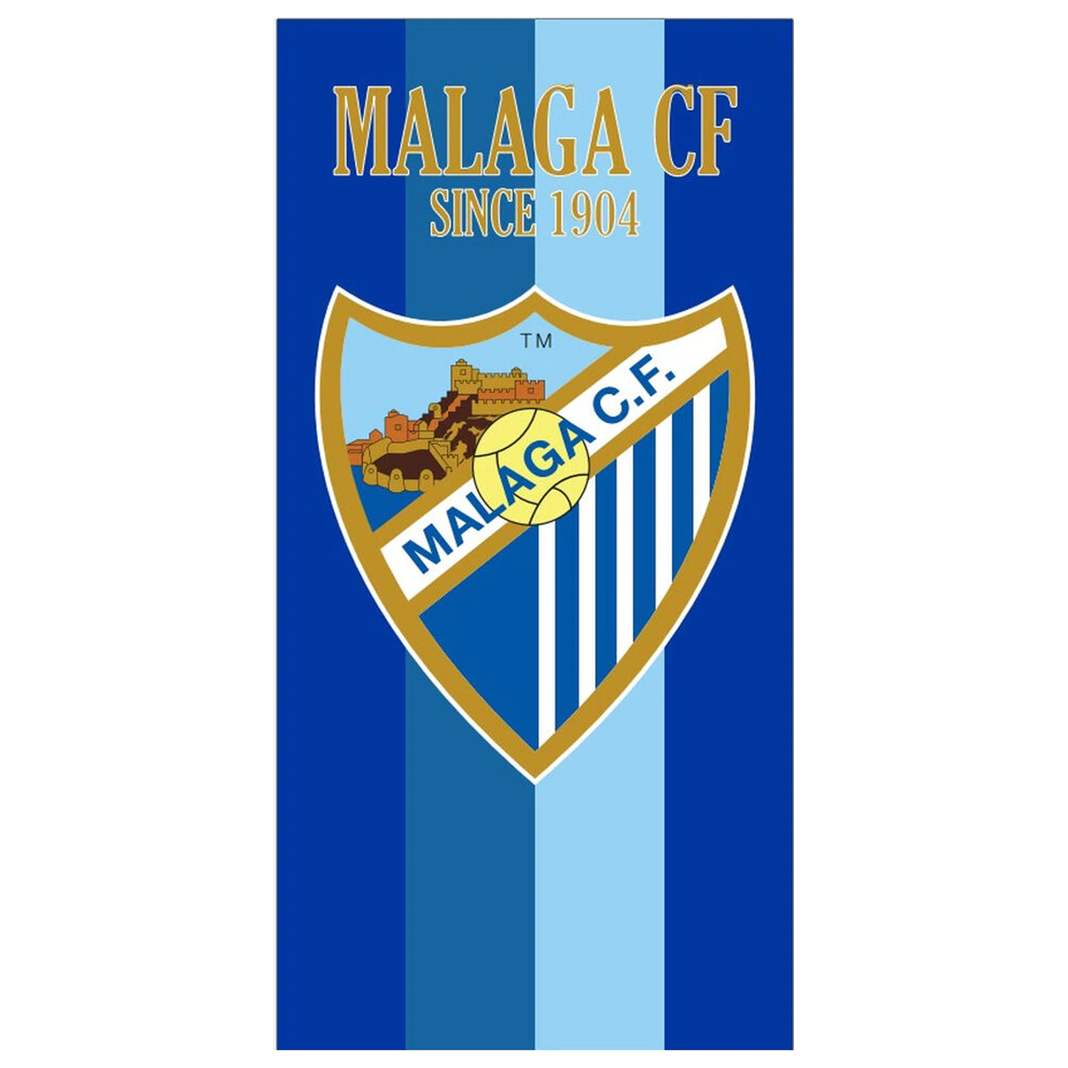 Malaga C.F prosop de plaja din microfibra poza produsului