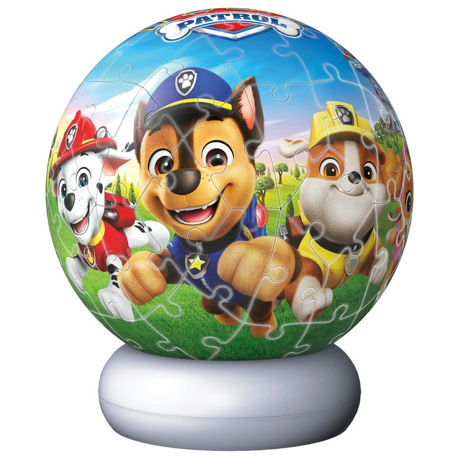 Paw Patrol 3D Nightlight puzzle ball 74 buc poza produsului