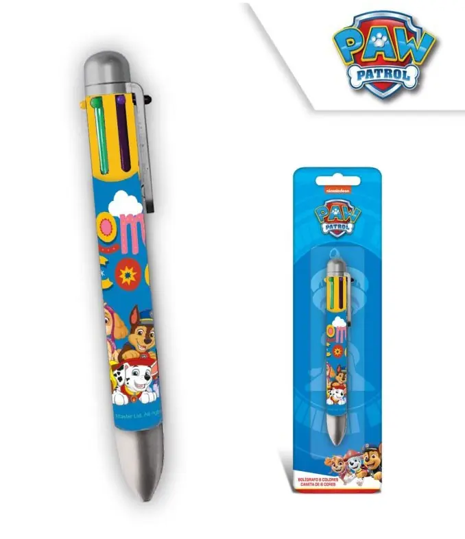 Paw Patrol stilou cu 6 culori poza produsului