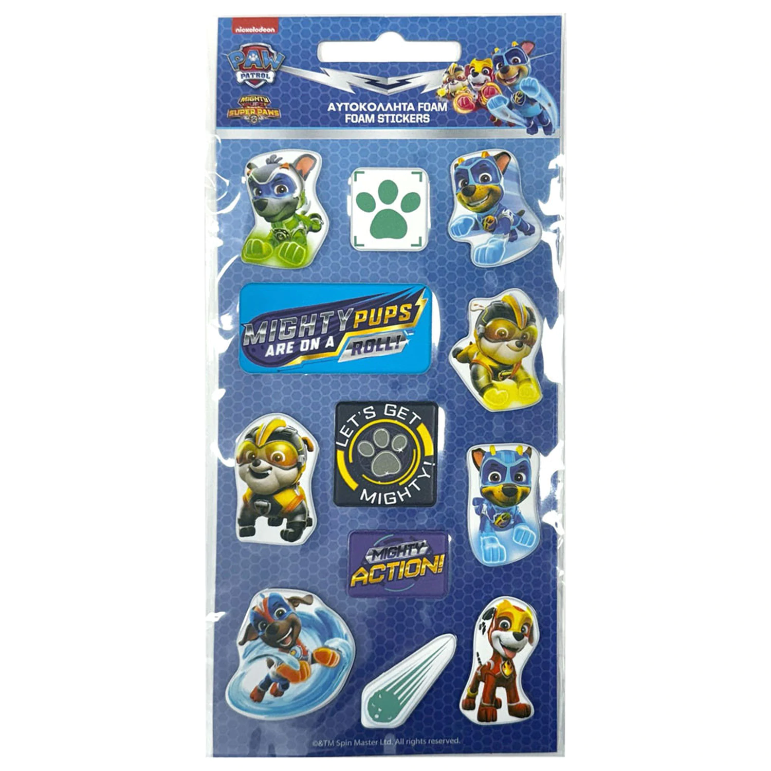 Paw Patrol Action Puffy Sponge set de stickere poza produsului