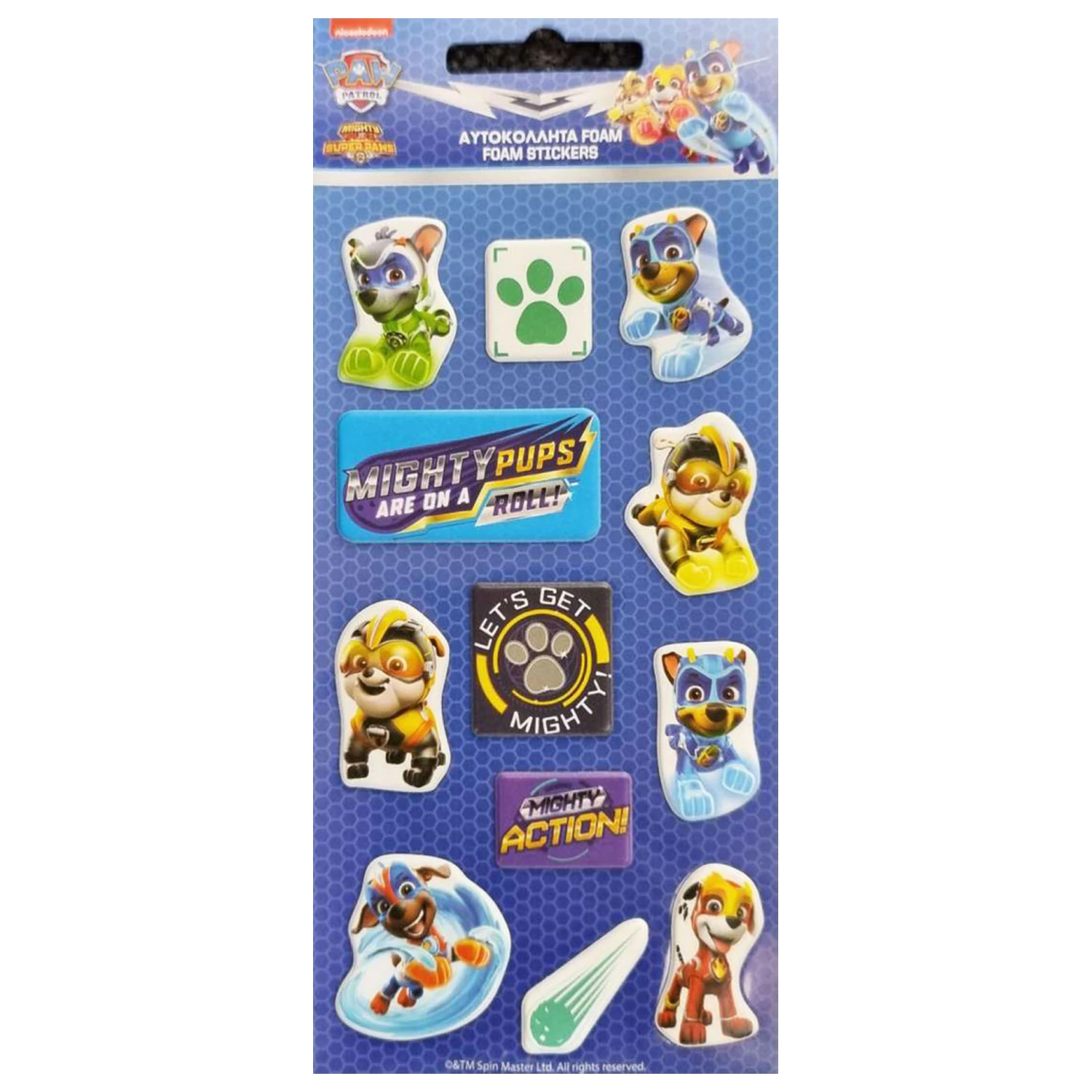 Paw Patrol Action Puffy Sponge set de stickere poza produsului